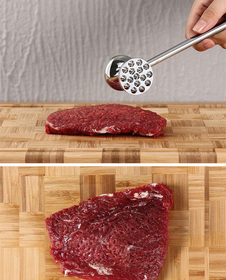 2-in-1 Meat Hammer for Steaks, Chicken, Mutton & beef