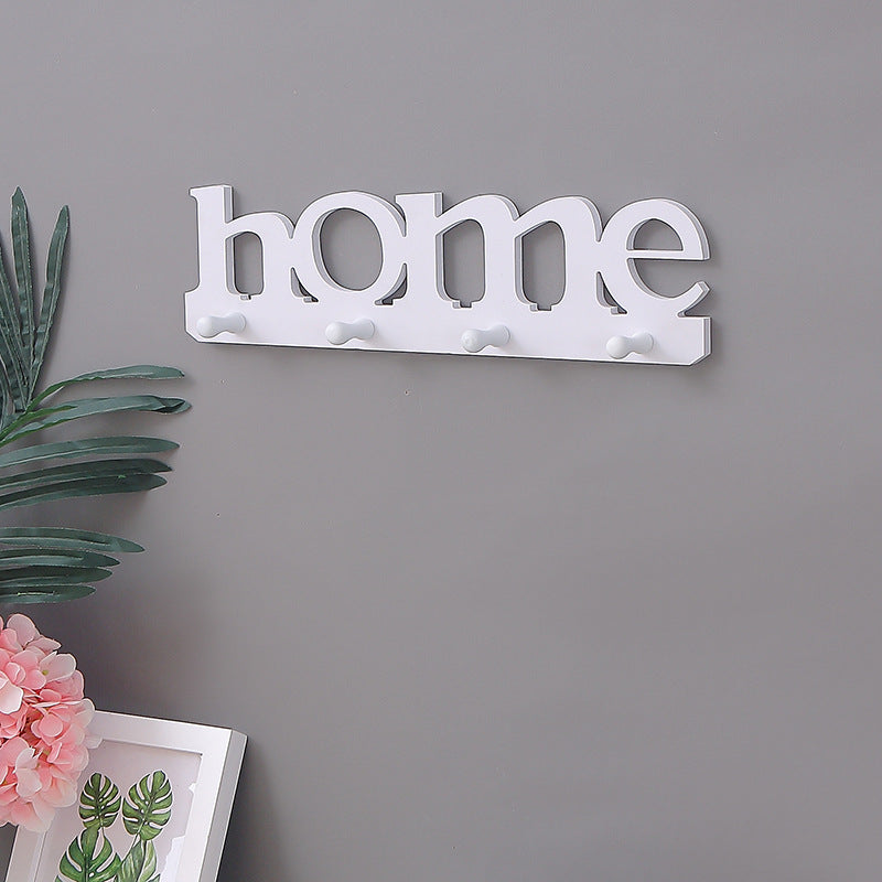 Wall-Mounted HOME Letter Art – Minimalist Home Decoration