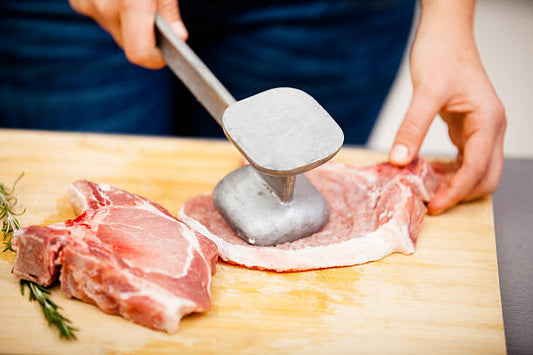 2-in-1 Meat Hammer for Steaks, Chicken, Mutton & beef