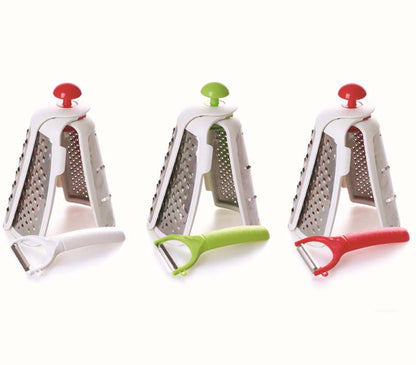 4-in-1 Collapsible Grater with Container Box