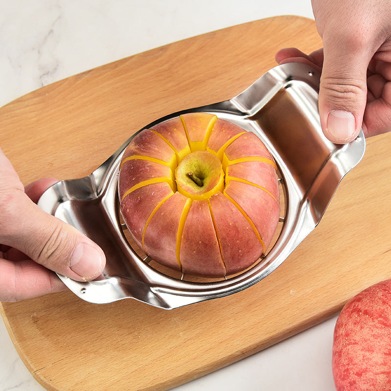 Apple Slicer & Corer – Stainless Steel Fruit Splitter Tool