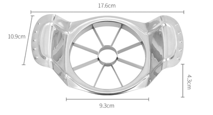 Apple Slicer & Corer – Stainless Steel Fruit Splitter Tool