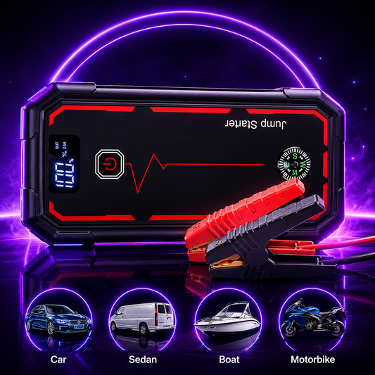 Car Jump Starter Power Pack – Emergency Battery Booster