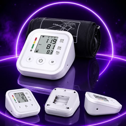 Digital Electronic Blood Pressure Monitor – Upper Arm BP Machine with LCD Display