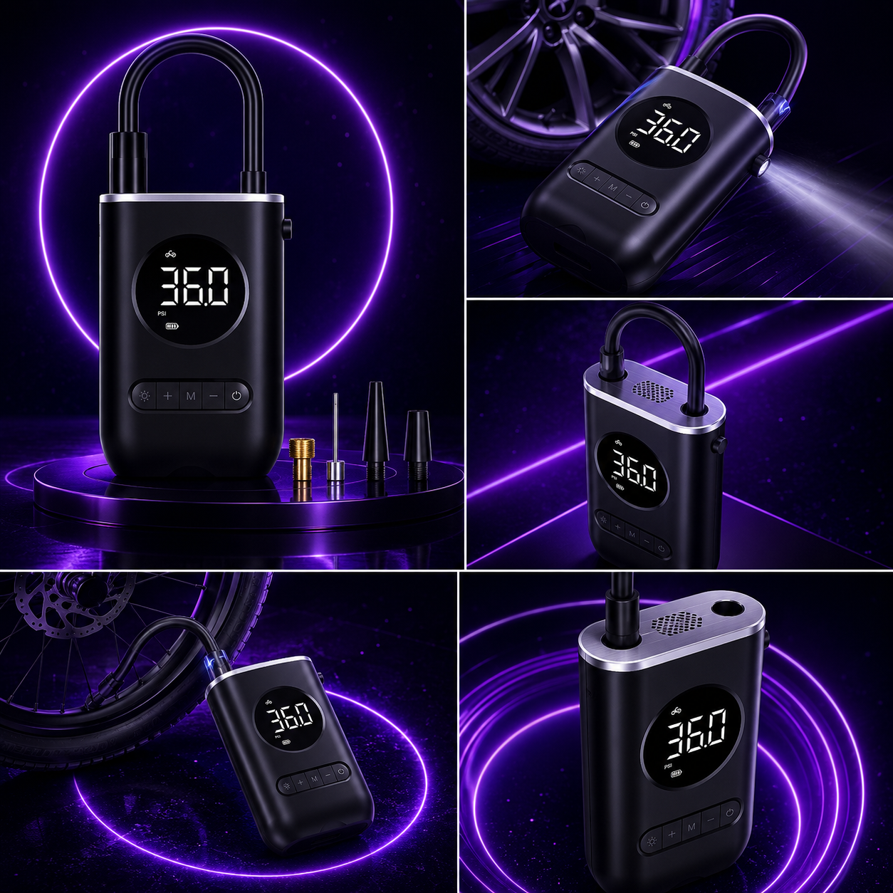 Portable Digital Tire Inflator Air Pump