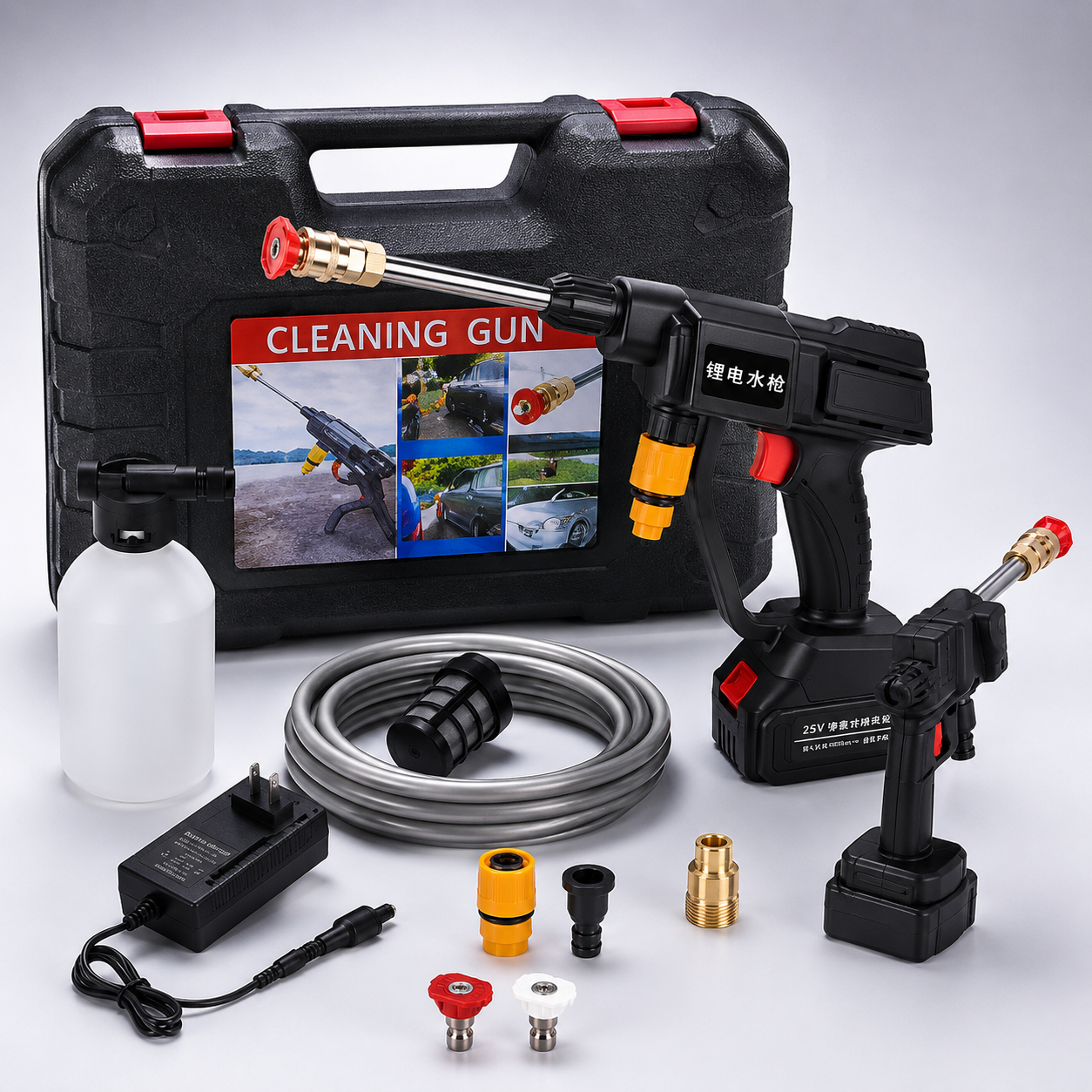 High Pressure Car Washer – Wireless Electric Water Spray Gun