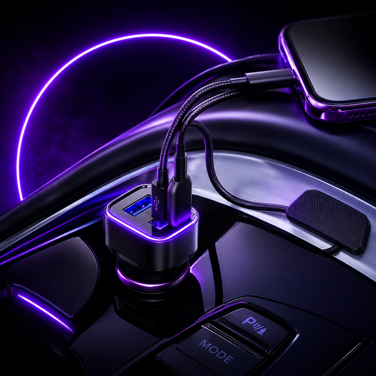 Hoco NZ11 Car Charger – Dual USB Fast Charge Adapter