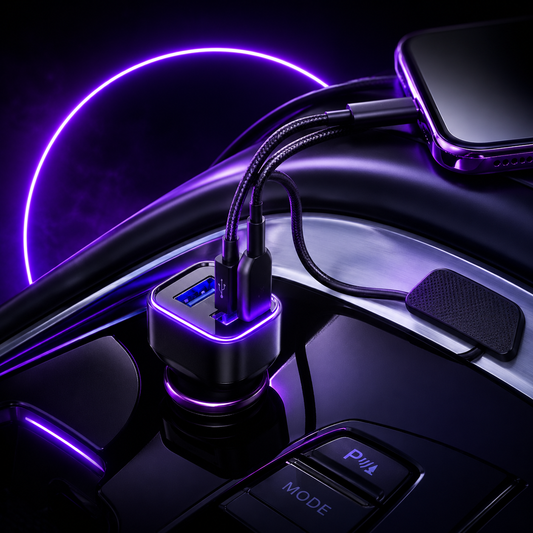 Hoco NZ11 Car Charger – Dual USB Fast Charge Adapter