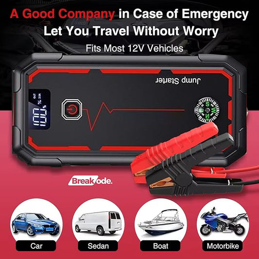 Car Jump Starter Power Pack – Emergency Battery Booster