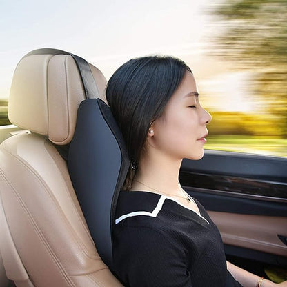 Car Seat Headrest Pillow – Neck Support Memory Foam Cushion