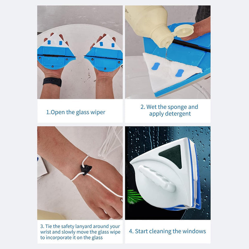 GlassWipe Magnetic – Clean Inside & Out in One Pass