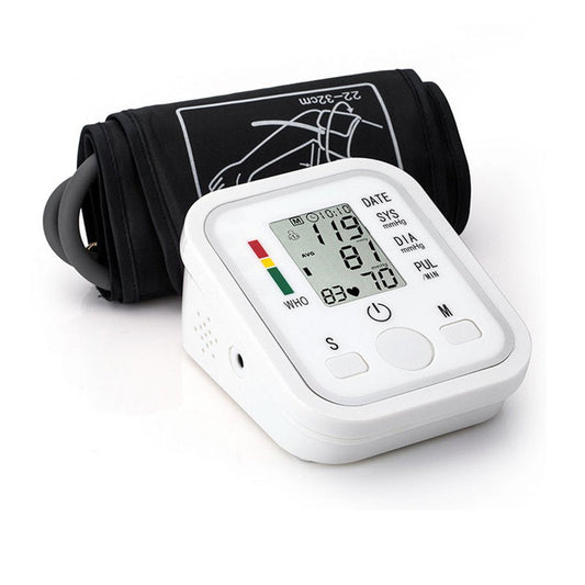 Digital Electronic Blood Pressure Monitor – Upper Arm BP Machine with LCD Display