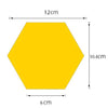 Hexagon Mirror Wall Decals 13Pcs – 3D Acrylic DIY Home Decoration