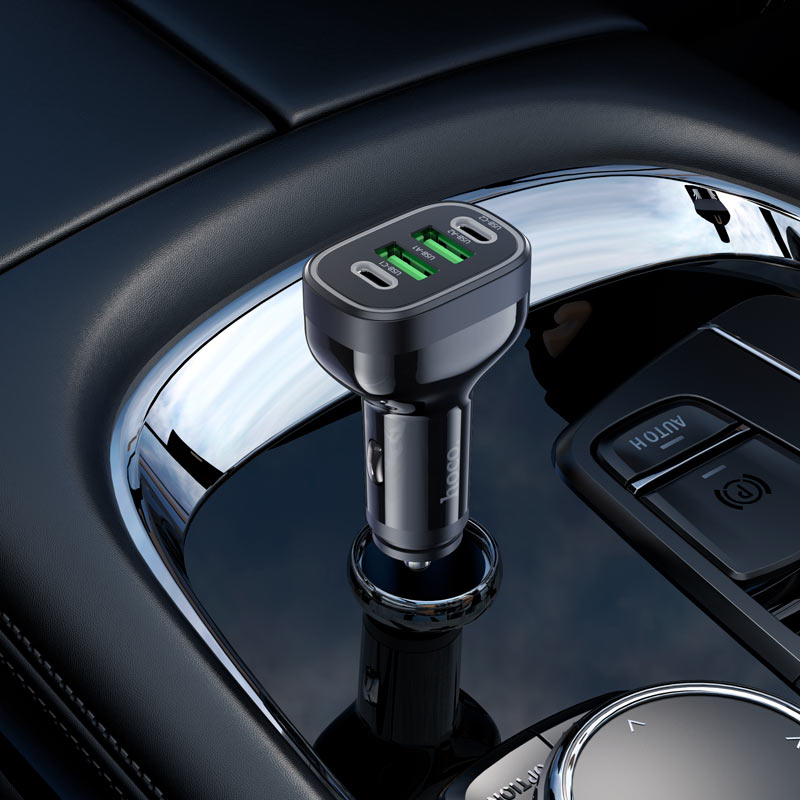 Hoco NZ11 Car Charger – Dual USB Fast Charge Adapter
