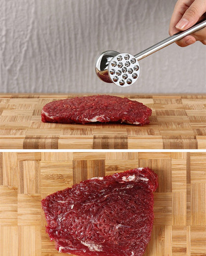 2-in-1 Meat Hammer for Steaks, Chicken, Mutton & beef