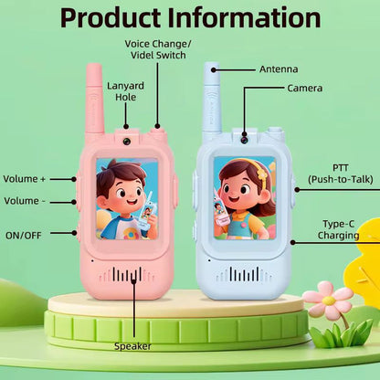 Kids Video Walkie Talkie – 2-Pack