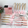 Non-Stick 19-Piece Kitchen Tool Set with Holder