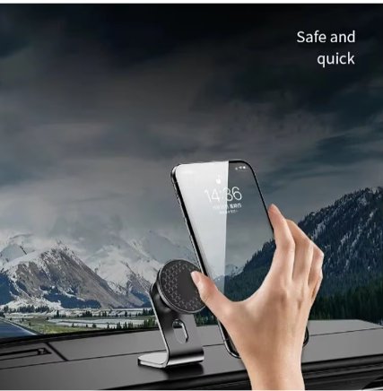 Mini Portable Magnetic Car Mount – Universal Phone Holder